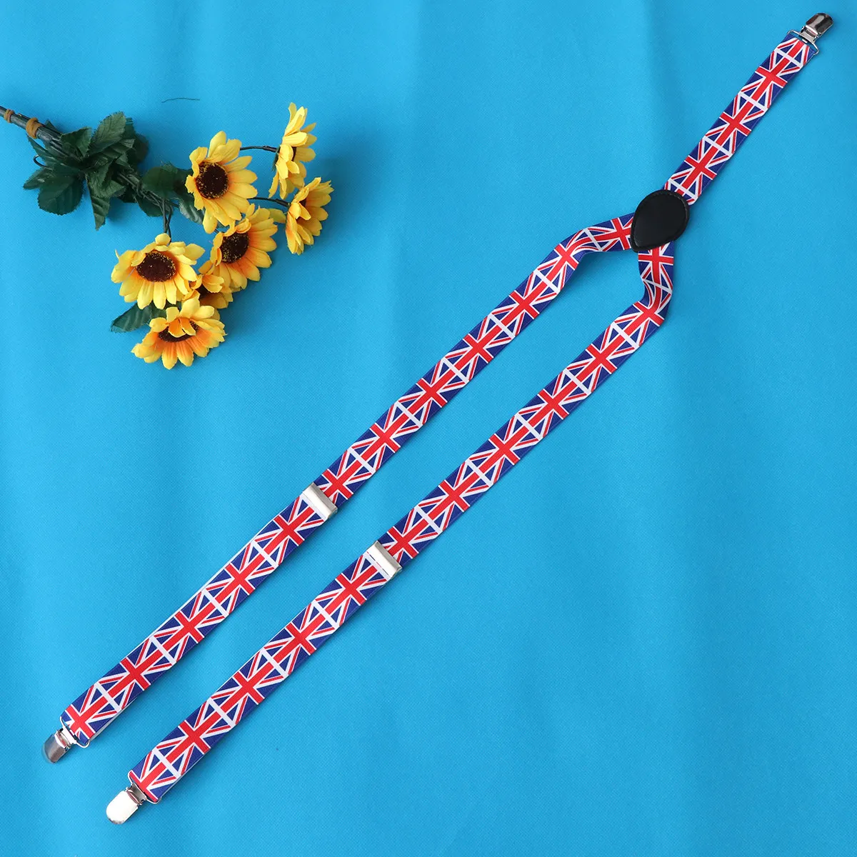 Эластичные подтяжки с принтом флага Великобритании, регулируемые Y-образные подтяжки унисекс, удобные, надежно держат брюки на месте, для повседневного использования.
Эластичные подтяжки с принтом флага Великобритании, регулируемые Y-образные подтяжки унисекс, удобные, надежно держат брюки на месте, для повседневного использования.