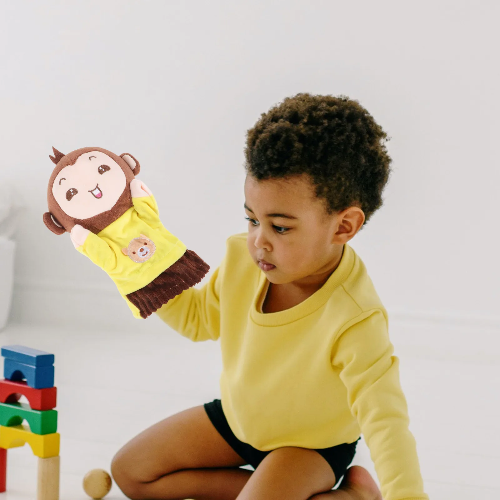 Animal Hand Puppet Monkey Shape Soft Stuffed Interactive Hand Puppet for Kids Storytelling Role Play Fun Animal Puppets
Animal Hand Puppet Monkey Shape Soft Stuffed Interactive Hand Puppet for Kids Storytelling Role Play Fun Animal Puppets