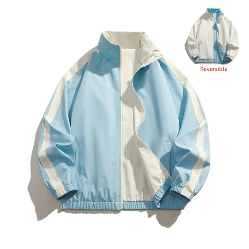 Spring and autumn double sided jacket for men couple outdoor loose pilot jacket windbreaker solid color waterproof
Spring and autumn double sided jacket for men couple outdoor loose pilot jacket windbreaker solid color waterproof