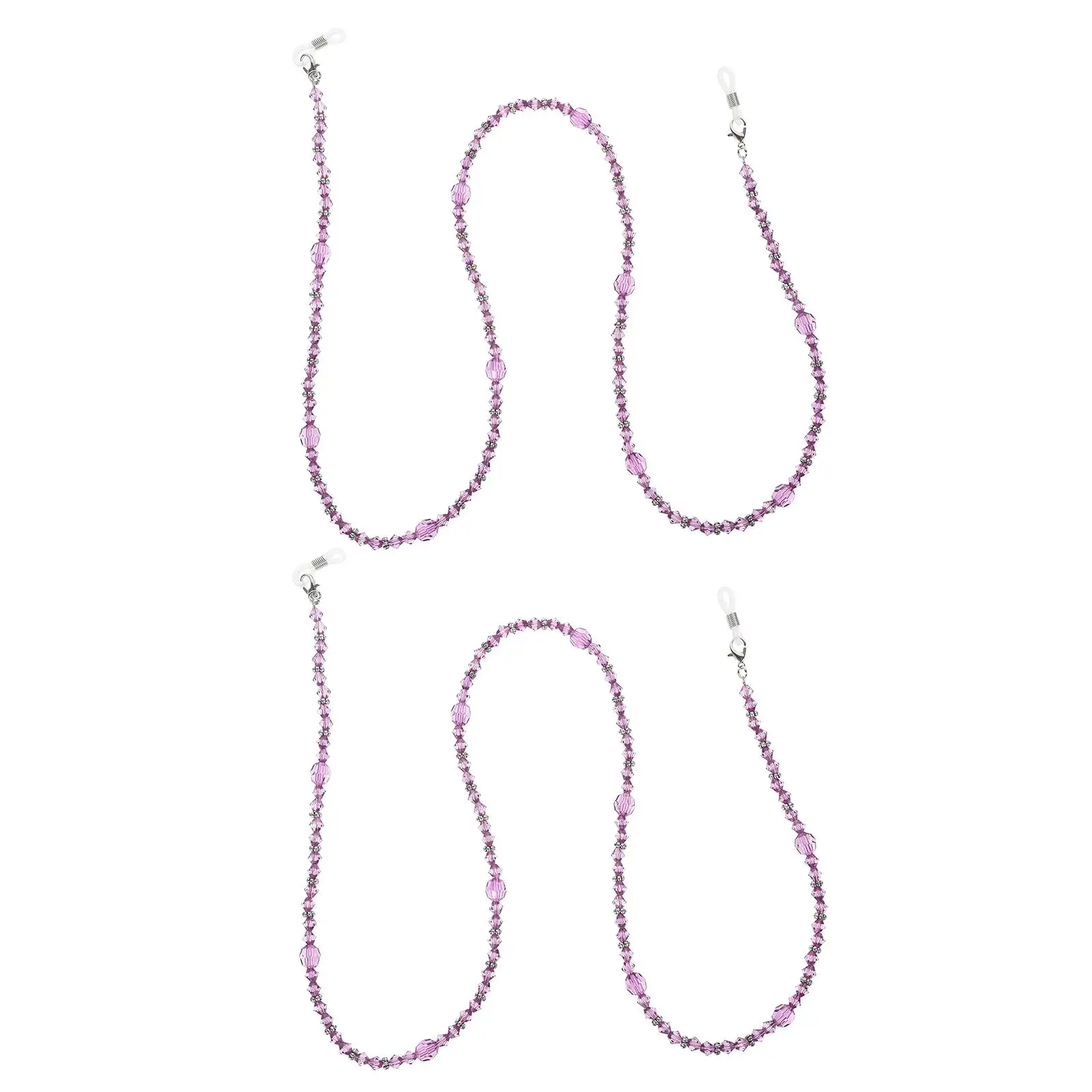 2Pcs Anti-Slip Glasses Chain Eyewear Accessories Purple Lanyard Handmade Beads For Sports Travel spectacle Necklace glasses
2Pcs Anti-Slip Glasses Chain Eyewear Accessories Purple Lanyard Handmade Beads For Sports Travel spectacle Necklace glasses