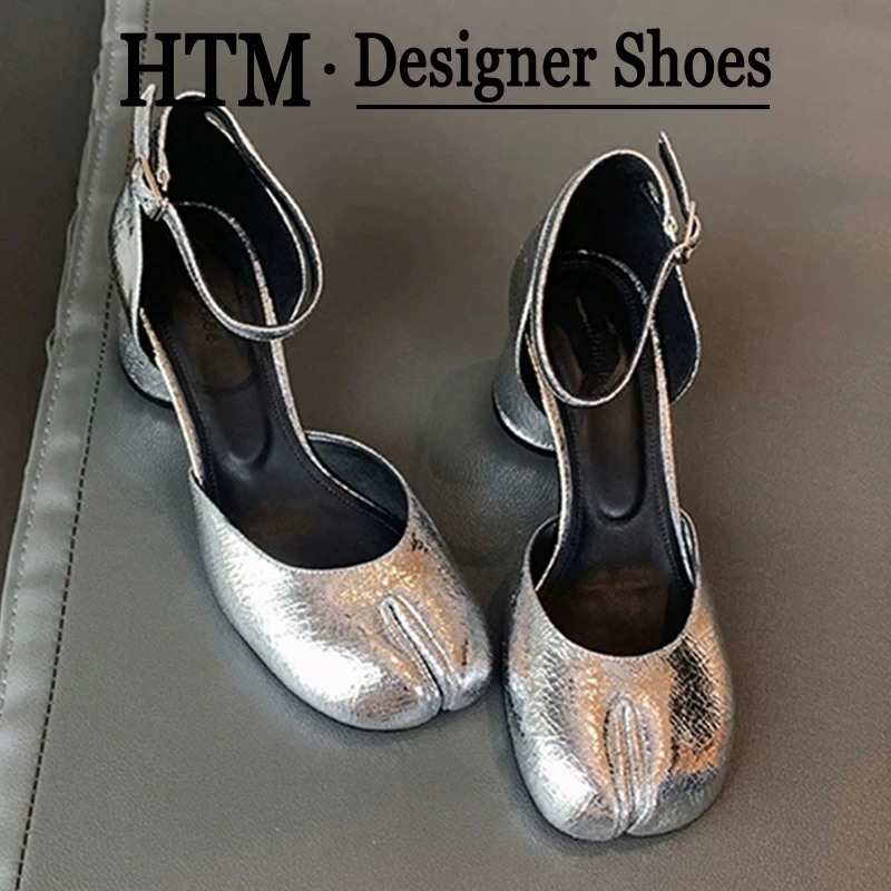 Brand Designer high heels shoes woman ankle strap silver crack leather pumps split toe mary janes shoes women's pumps and heels
Brand Designer high heels shoes woman ankle strap silver crack leather pumps split toe mary janes shoes women's pumps and heels