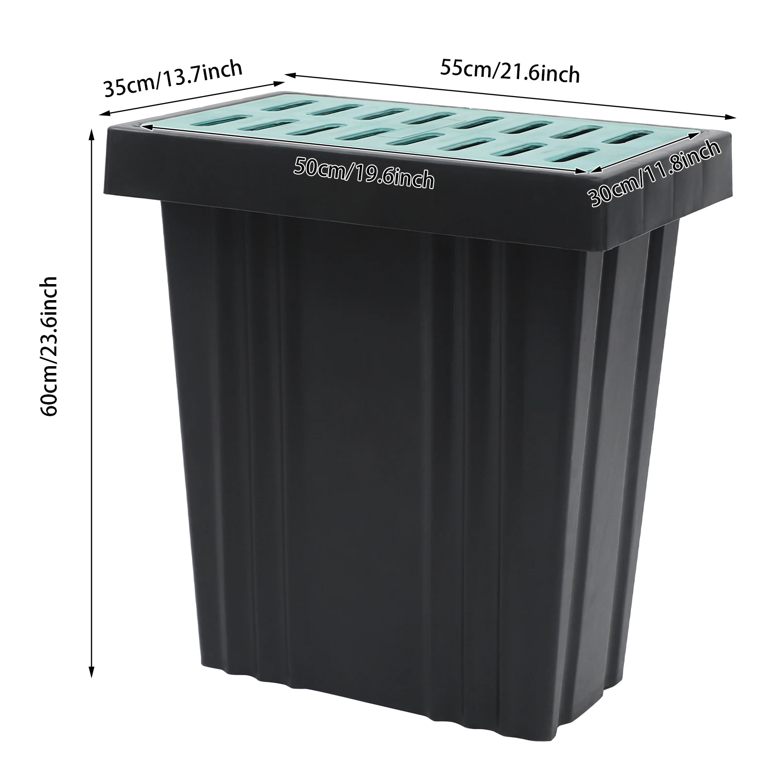 19.6*11.8*23.6in Catch Basin W/ Grate, Large Catch Basin for Drainage, Catch Basin for Yard, Downspout, Lawn, Municipal Pipeline
19.6*11.8*23.6in Catch Basin W/ Grate, Large Catch Basin for Drainage, Catch Basin for Yard, Downspout, Lawn, Municipal Pipeline