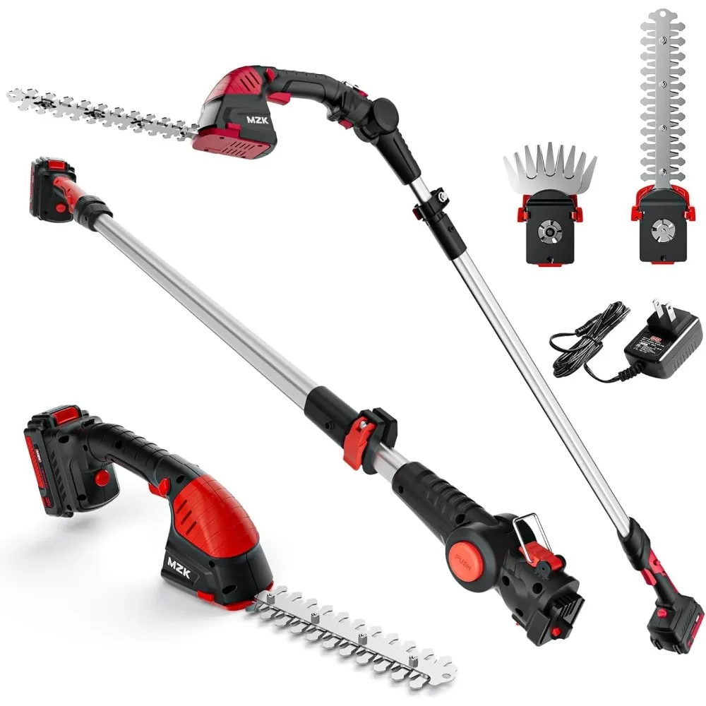 3-in-1 20V Pole Mini Hedge Trimmer & Grass Shear, 13ft Reach, Electric Hedge Trimmer with Extension Pole, Multi-Angle (Battery
3-in-1 20V Pole Mini Hedge Trimmer & Grass Shear, 13ft Reach, Electric Hedge Trimmer with Extension Pole, Multi-Angle (Battery