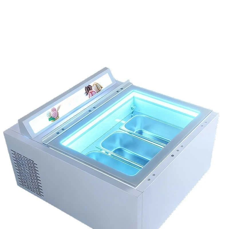 Ice cream display cabinet defogging commercial glass door ice cream cabinet refrigeration and fresh small freezer stall
Ice cream display cabinet defogging commercial glass door ice cream cabinet refrigeration and fresh small freezer stall