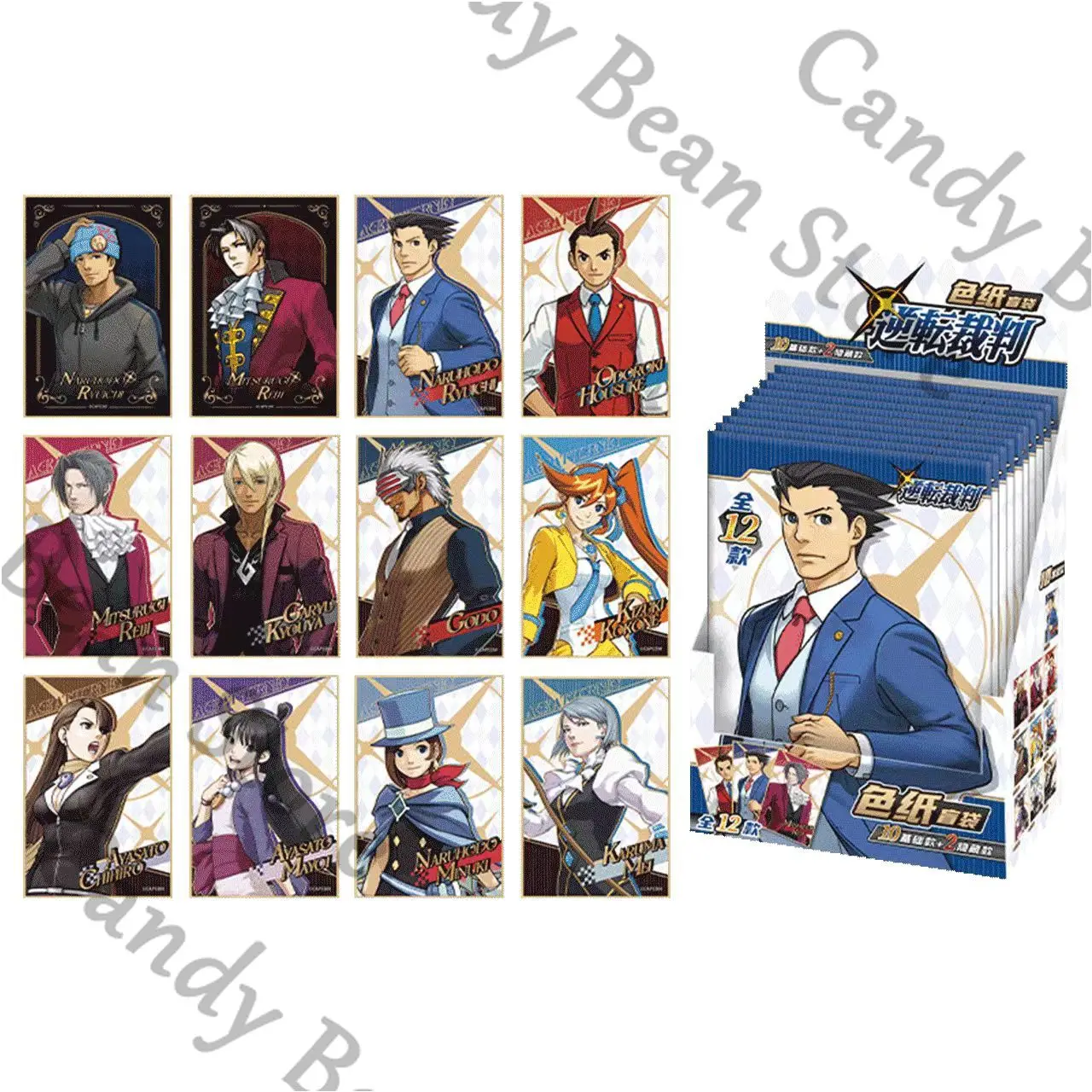 Genuine Anime Ace Attorney Miles Edgeworth Phoenix Wright Mei Karuma Cosplay Color Cardstock Cartoon illustration Board Gift
Genuine Anime Ace Attorney Miles Edgeworth Phoenix Wright Mei Karuma Cosplay Color Cardstock Cartoon illustration Board Gift