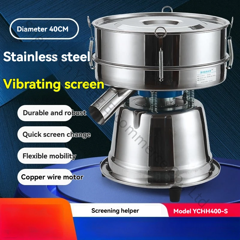 220v Vibrating Screen Diameter 40CM Stainless Steel Screening Machine Rotary Screening Machine Powder
220v Vibrating Screen Diameter 40CM Stainless Steel Screening Machine Rotary Screening Machine Powder