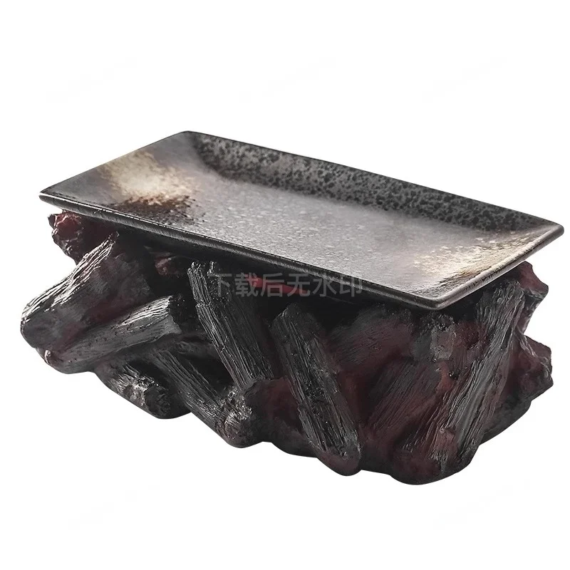 Korean Japanese Style Volcanic Stone Texture BBQ Grill PlateDry IceSmokeDishRestaurantBarbecueFoodServingTableware Table Platter
Korean Japanese Style Volcanic Stone Texture BBQ Grill PlateDry IceSmokeDishRestaurantBarbecueFoodServingTableware Table Platter