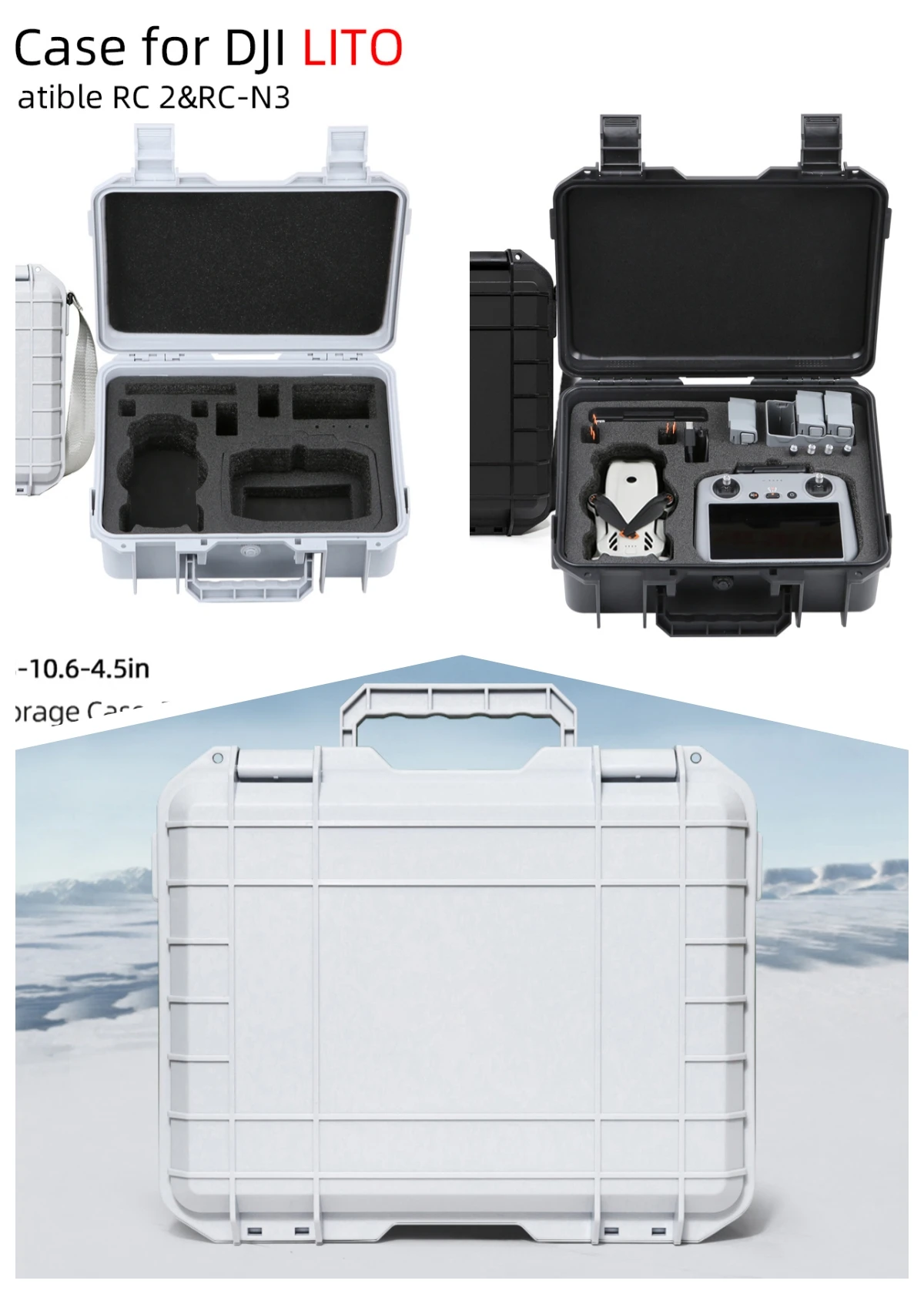 For DJI Lito X1 Lito1 Explosion-Proof Case Storage Box Hard-Shell Storage Case
For DJI Lito X1 Lito1 Explosion-Proof Case Storage Box Hard-Shell Storage Case