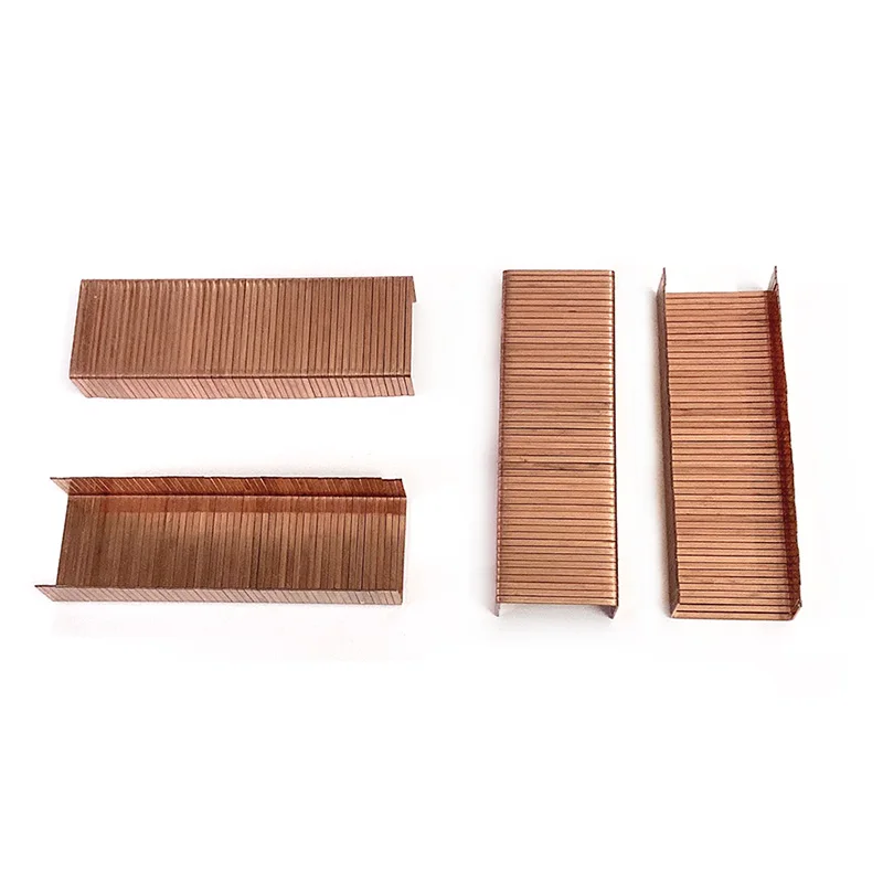 3518 Carton Stapling Nails U-shaped Copper-plated Sealing Nails For Pneumatic/Manual Case Cartoning Sealing Machine
3518 Carton Stapling Nails U-shaped Copper-plated Sealing Nails For Pneumatic/Manual Case Cartoning Sealing Machine