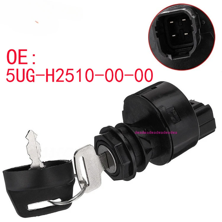 5UG - H 2510-00 - 00 Ignition switch for Yamaha Rhino 450 660 700 electric door lock
5UG - H 2510-00 - 00 Ignition switch for Yamaha Rhino 450 660 700 electric door lock