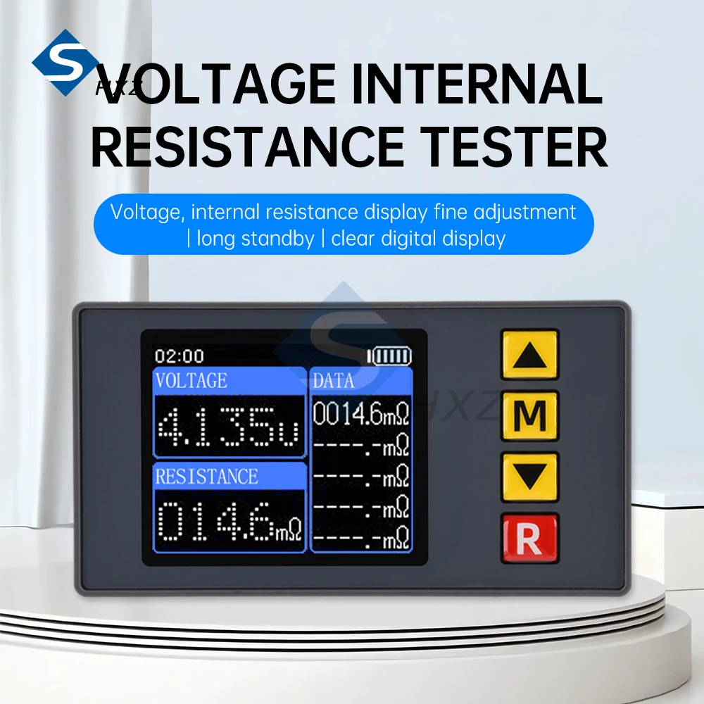 TS457 DC 5V Voltmeter Internal Resistance Tester Set Detector Voltage Meter AC 4-wire Method With Kelvin Clip Electrician Tools
TS457 DC 5V Voltmeter Internal Resistance Tester Set Detector Voltage Meter AC 4-wire Method With Kelvin Clip Electrician Tools