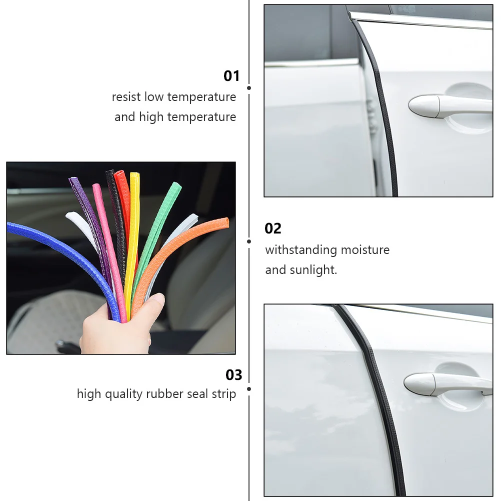 Car Door Guard Trim Durable Orange Rubber Seal Strip Protector Guard for Car Exterior Anti-Collision Protection
Car Door Guard Trim Durable Orange Rubber Seal Strip Protector Guard for Car Exterior Anti-Collision Protection