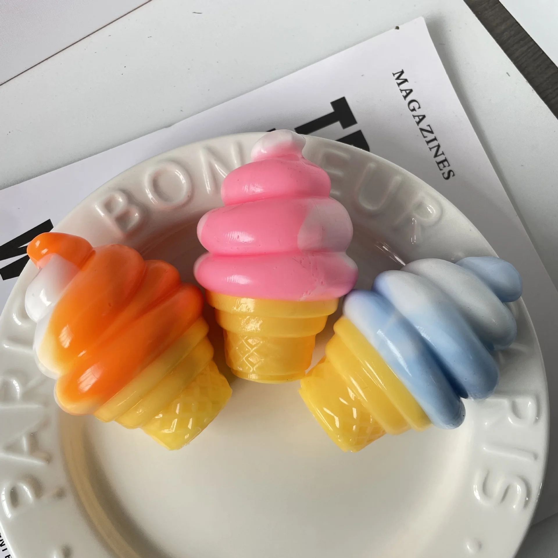 New Arrival Torch Ice Cream Cone Shaped Cute Squishy Stress Relief Squeeze Toy
New Arrival Torch Ice Cream Cone Shaped Cute Squishy Stress Relief Squeeze Toy