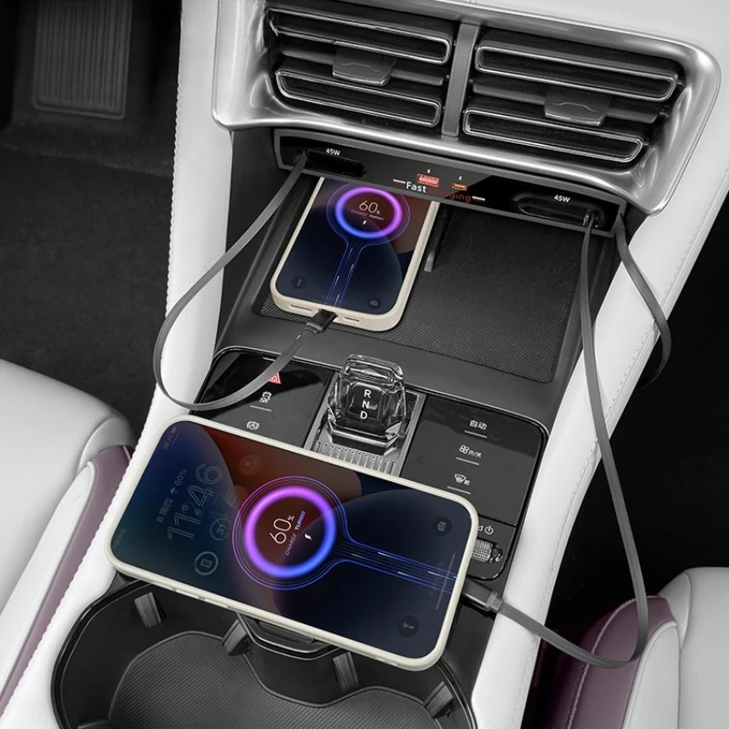 Автомобильное зарядное устройство, док-станция с центральным управлением, USB-расширитель быстрой зарядки для BYD Song Plusdmi 2023-2025, автомобильные аксессуары
Автомобильное зарядное устройство, док-станция с центральным управлением, USB-расширитель быстрой зарядки для BYD Song Plusdmi 2023-2025, автомобильные аксессуары