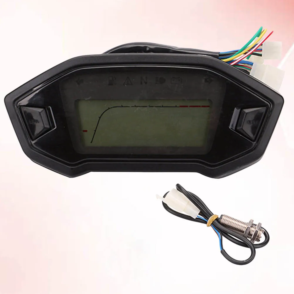 12V Universal Motorcycle Speedometer Lcd Digital Odometer Tachometer Gauge Cluster Black For 2 4 Cylinder Motorcycles Backlight
12V Universal Motorcycle Speedometer Lcd Digital Odometer Tachometer Gauge Cluster Black For 2 4 Cylinder Motorcycles Backlight