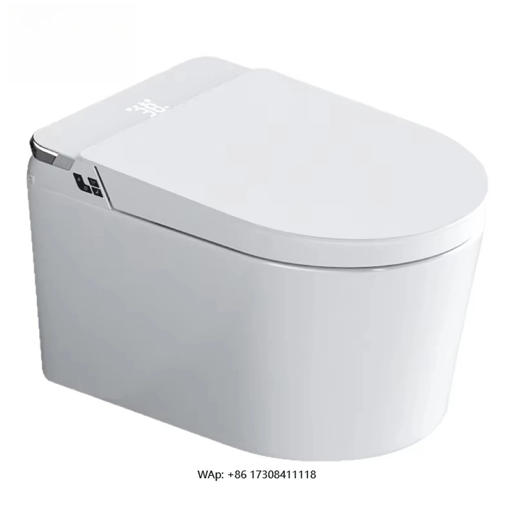Настенный полностью автоматический интеллектуальный унитаз, удлиненная откидная крышка чаши, мгновенное нагревание, чистка/сушка, функция дистанционного управления в комплекте
Настенный полностью автоматический интеллектуальный унитаз, удлиненная откидная крышка чаши, мгновенное нагревание, чистка/сушка, функция дистанционного управления в комплекте