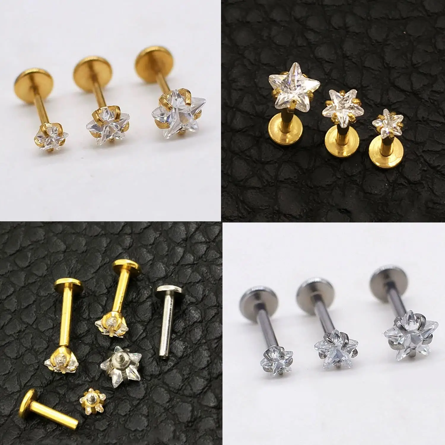1Pc Stainless Steel Internally Threaded Labret Lip Stud Ear Cartilage Tragus Helix Piercing Earring Zircon Crystal Body Jewelry
1Pc Stainless Steel Internally Threaded Labret Lip Stud Ear Cartilage Tragus Helix Piercing Earring Zircon Crystal Body Jewelry