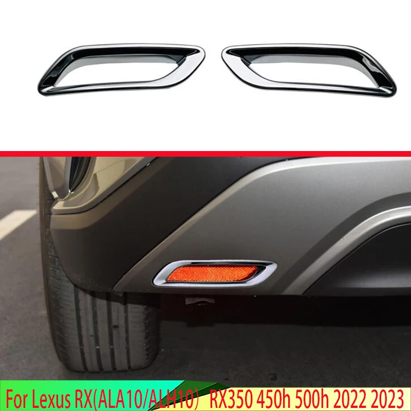 For Lexus RX(ALA10/ALH10)RX350 450h 500h 2022 2023 ABS Chrome Rear Reflector Fog Light Lamp Cover Trim Bezel Frame Styling
For Lexus RX(ALA10/ALH10)RX350 450h 500h 2022 2023 ABS Chrome Rear Reflector Fog Light Lamp Cover Trim Bezel Frame Styling