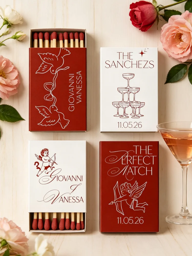 Editable Canva Matchbox Template, Printable Custom Wedding & Bridal Shower Favor Design, DIY Personalized Digital Download
Editable Canva Matchbox Template, Printable Custom Wedding & Bridal Shower Favor Design, DIY Personalized Digital Download