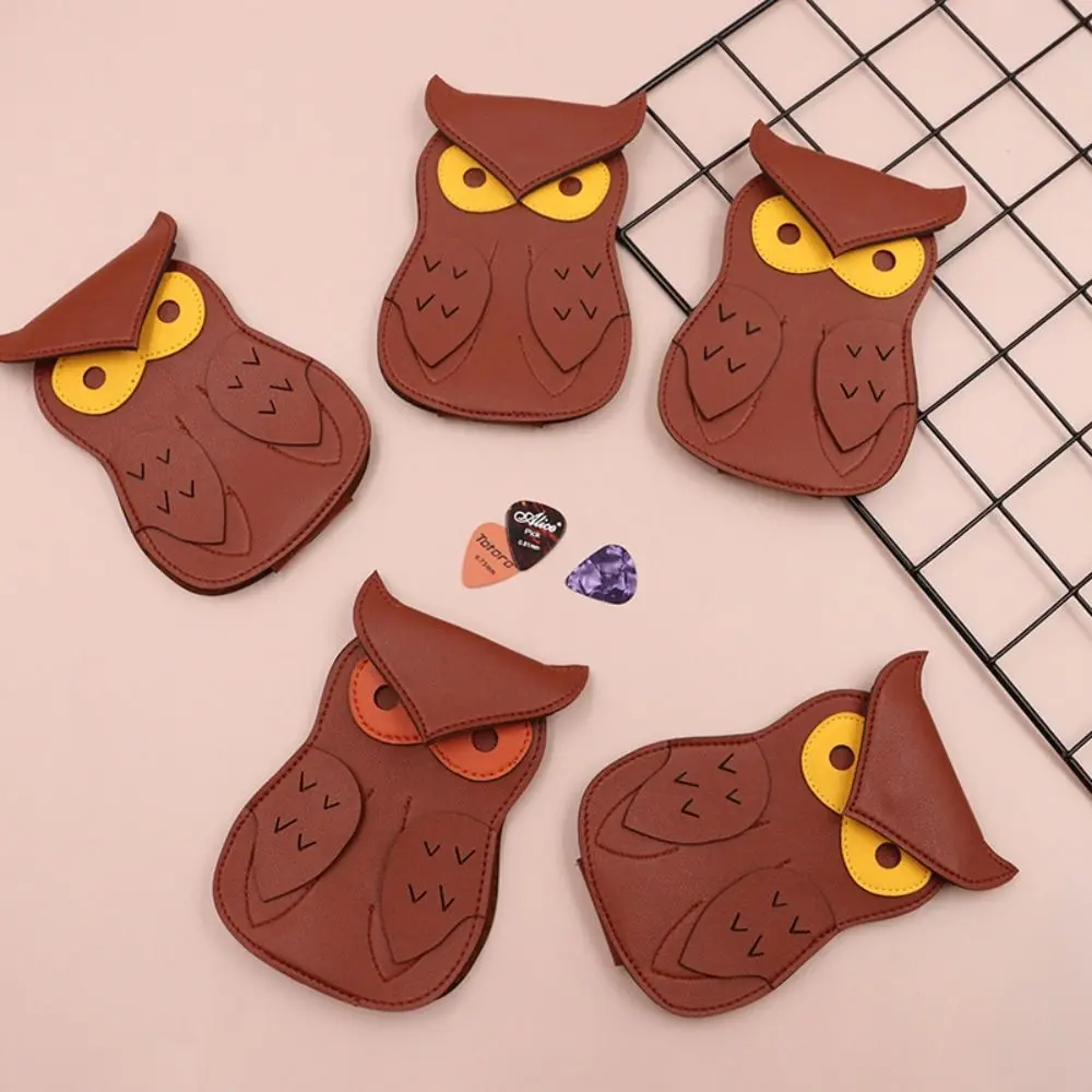 Owl Shaped Guitar Pick Holder Case Smooth PU Guitar Pick Clip Faux Leather Large Capacity Guitar Pick Bag Acoustic Guitar
Owl Shaped Guitar Pick Holder Case Smooth PU Guitar Pick Clip Faux Leather Large Capacity Guitar Pick Bag Acoustic Guitar