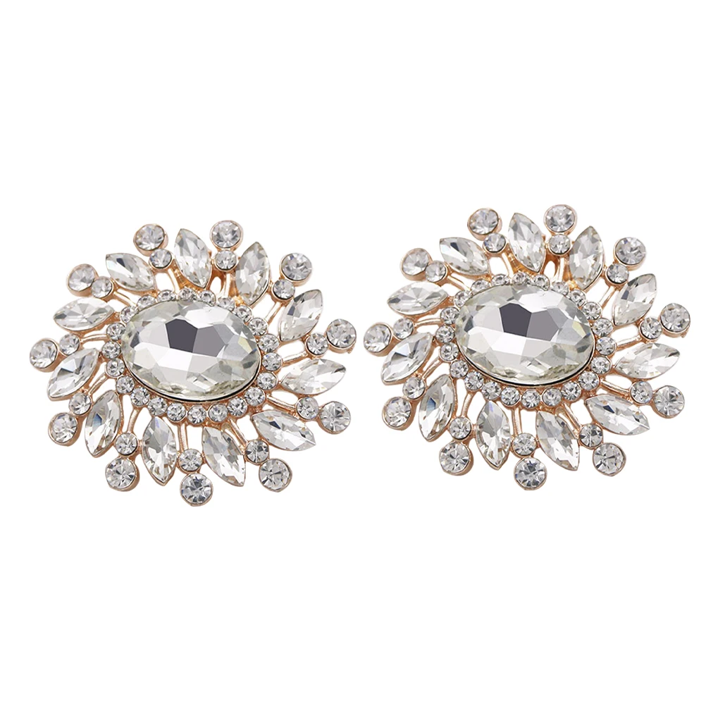 Rhinestone Shoe Clips Embellishment Wedding Accessories Removable Buckles High Heel Decor Zinc Alloy Shoe Flowers
Rhinestone Shoe Clips Embellishment Wedding Accessories Removable Buckles High Heel Decor Zinc Alloy Shoe Flowers