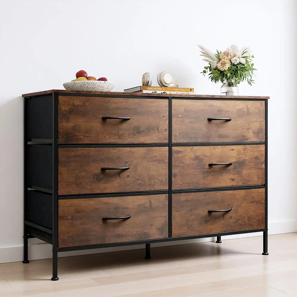 Bedroom with 6 Drawers, Wide Drawer TV Stand, 50 Inches TV, Fabric Drawers, Metal Legs, Wooden Top, Storage Drawers for Bedroom,
Bedroom with 6 Drawers, Wide Drawer TV Stand, 50 Inches TV, Fabric Drawers, Metal Legs, Wooden Top, Storage Drawers for Bedroom,