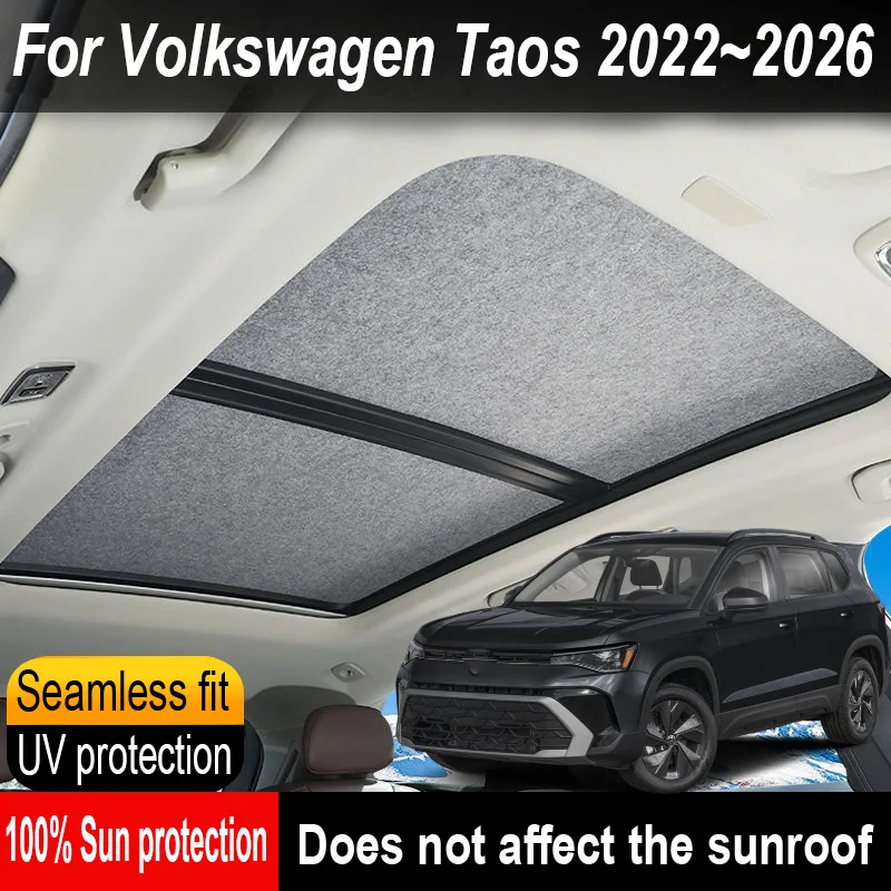 Car Panoramic Sunroof Insulation Roof Visor For Volkswagen Taos 2022~2026 Anti-UV Electrostatic Adsorption Sky Curtain Sunshade
Car Panoramic Sunroof Insulation Roof Visor For Volkswagen Taos 2022~2026 Anti-UV Electrostatic Adsorption Sky Curtain Sunshade
