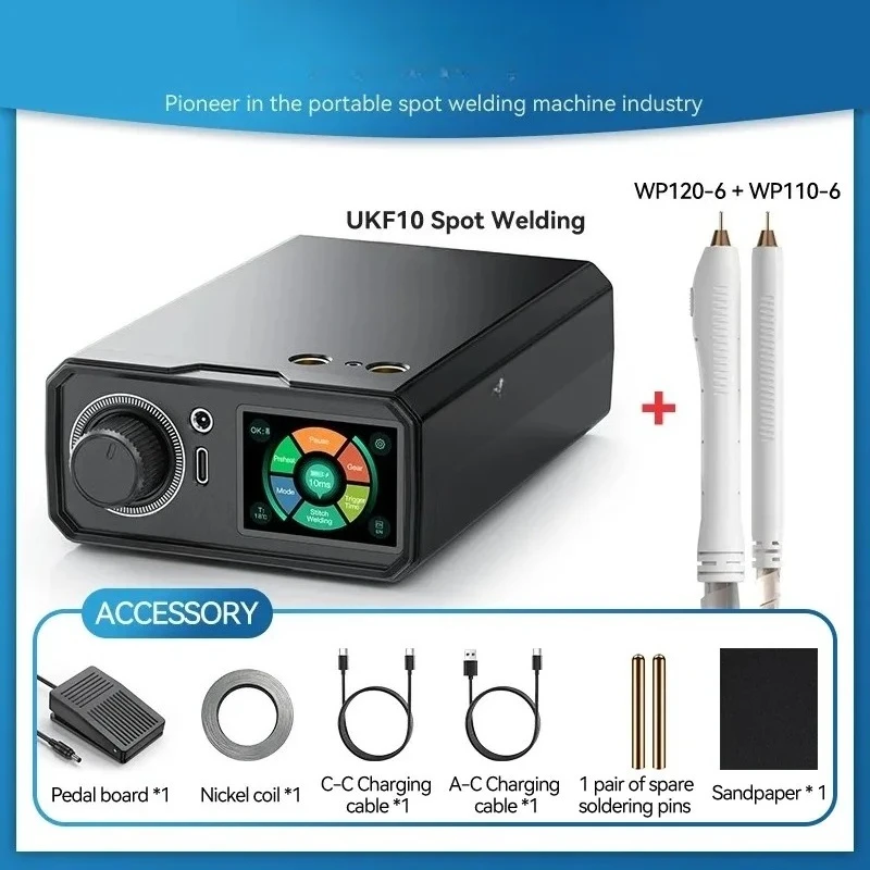 UKF10 Super Capacitor Spot Welder 18650 Lithium Battery DIY Nickel Strip Welding Machine
UKF10 Super Capacitor Spot Welder 18650 Lithium Battery DIY Nickel Strip Welding Machine