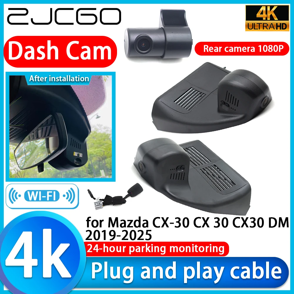 ZJCGO for Mazda CX-30 CX 30 CX30 DM 2019-2025 4K DVR Dash Cam Car Camera 2160P Sony Lens 24h Monitor Video Recorder Recording
ZJCGO for Mazda CX-30 CX 30 CX30 DM 2019-2025 4K DVR Dash Cam Car Camera 2160P Sony Lens 24h Monitor Video Recorder Recording