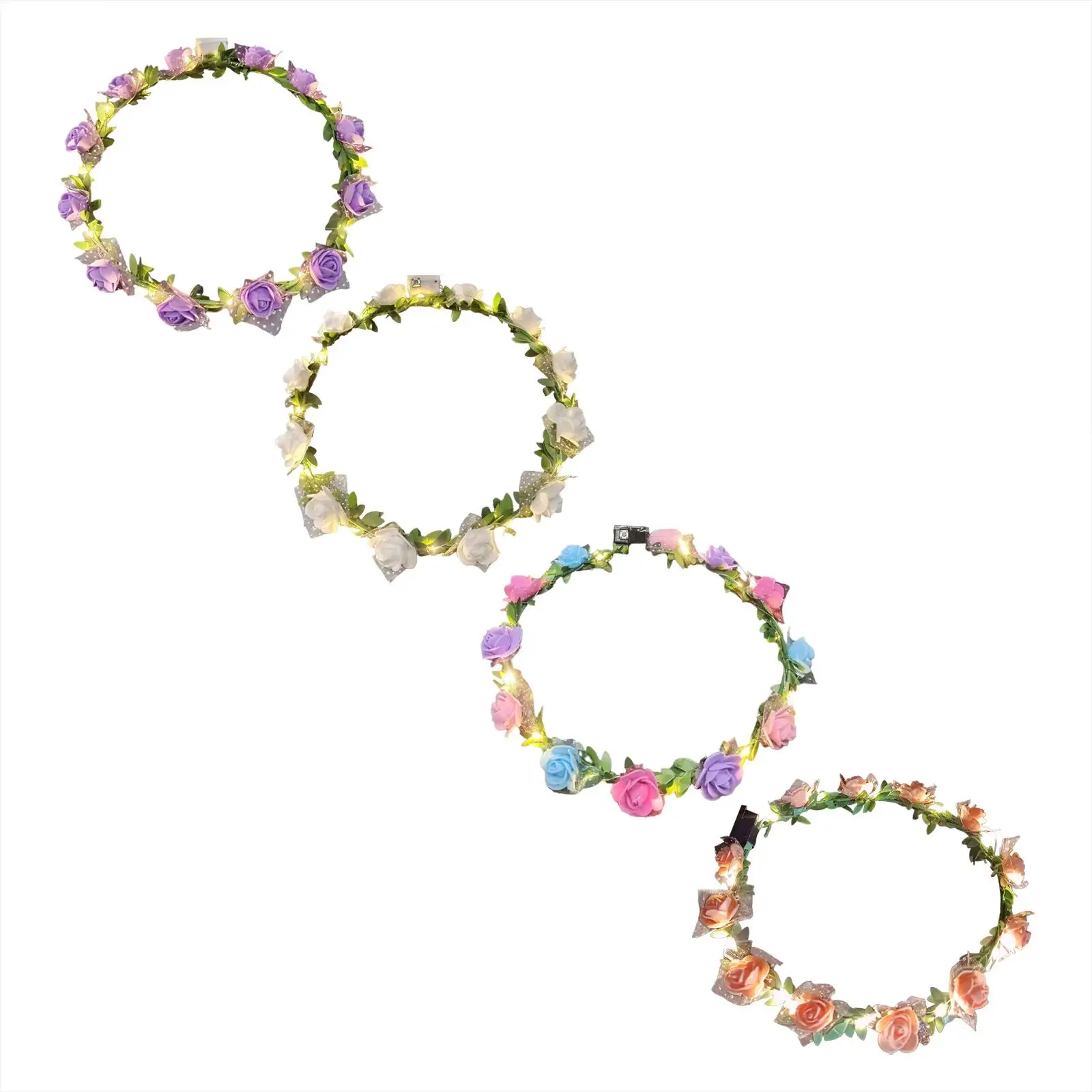 Цветочная повязка на голову, обруч для волос для фотографии, реквизит, свадебное выступление на сцене
Цветочная повязка на голову, обруч для волос для фотографии, реквизит, свадебное выступление на сцене