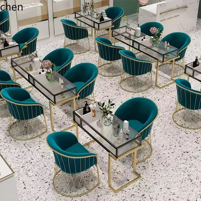 HYS manicure table and chair suit single double marble manicure table
HYS manicure table and chair suit single double marble manicure table