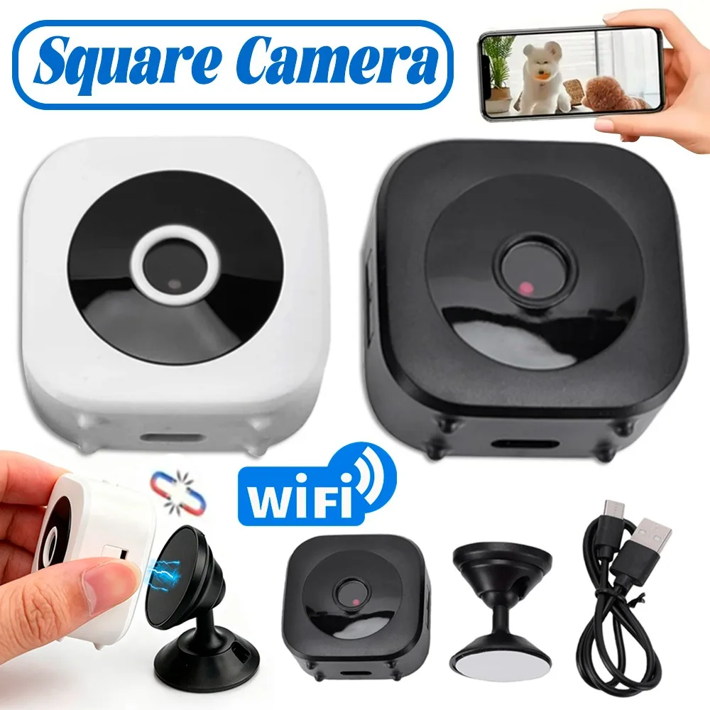 Mini HD Bluetooth Wifi Smart Monitor Surveillance Camera Video Recorder Security Camera Strong Magnetic Small Square Camera 256G
Mini HD Bluetooth Wifi Smart Monitor Surveillance Camera Video Recorder Security Camera Strong Magnetic Small Square Camera 256G