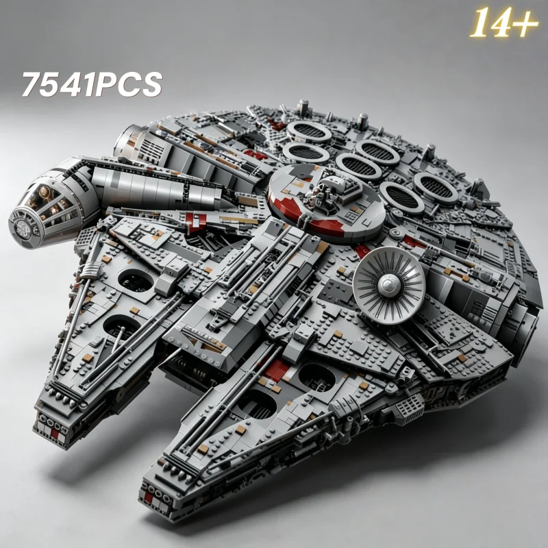 IN STOCK Spaceship decoration collectible building block set, with a total of 7541 pieces, suitable as a gift for boys and girls
IN STOCK Spaceship decoration collectible building block set, with a total of 7541 pieces, suitable as a gift for boys and girls