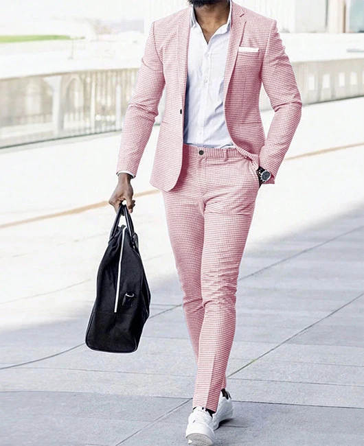 Высококачественные модные полосатые клетчатые брюки для мужчин, повседневный деловой комплект из двух предметов, элегантный офисный пригородный костюм
Высококачественные модные полосатые клетчатые брюки для мужчин, повседневный деловой комплект из двух предметов, элегантный офисный пригородный костюм