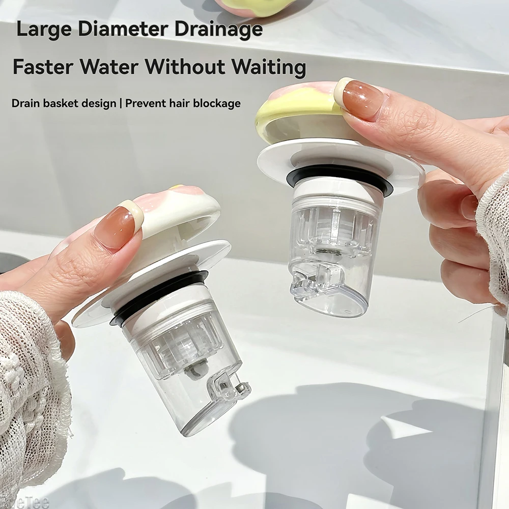 Lovely Ceramic Donut Design Pop Up Drain Cover Sink Shower Drain for Bathroom Basin Home Decoration
Lovely Ceramic Donut Design Pop Up Drain Cover Sink Shower Drain for Bathroom Basin Home Decoration