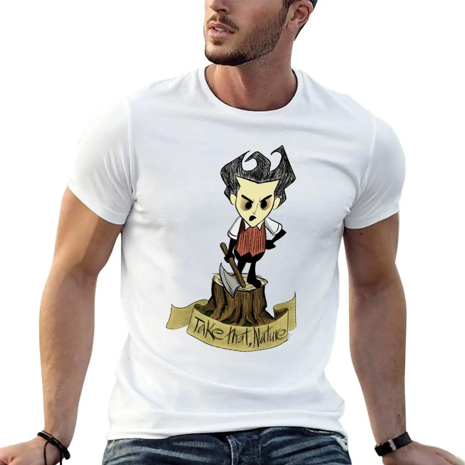 Wilson, Don't Starve T-Shirt t shirt man casual t shirts for man graphic funny t shirt for man 100 percent cotton T-shirt
Wilson, Don't Starve T-Shirt t shirt man casual t shirts for man graphic funny t shirt for man 100 percent cotton T-shirt