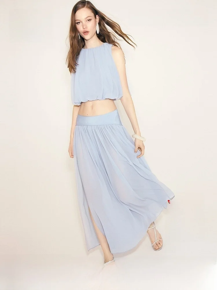 H&M Women's Skirt Outdoor Travel round Shape Spring 2026 New Style Polyester Fiber Folded Waist Design Fitting Version
H&M Women's Skirt Outdoor Travel round Shape Spring 2026 New Style Polyester Fiber Folded Waist Design Fitting Version