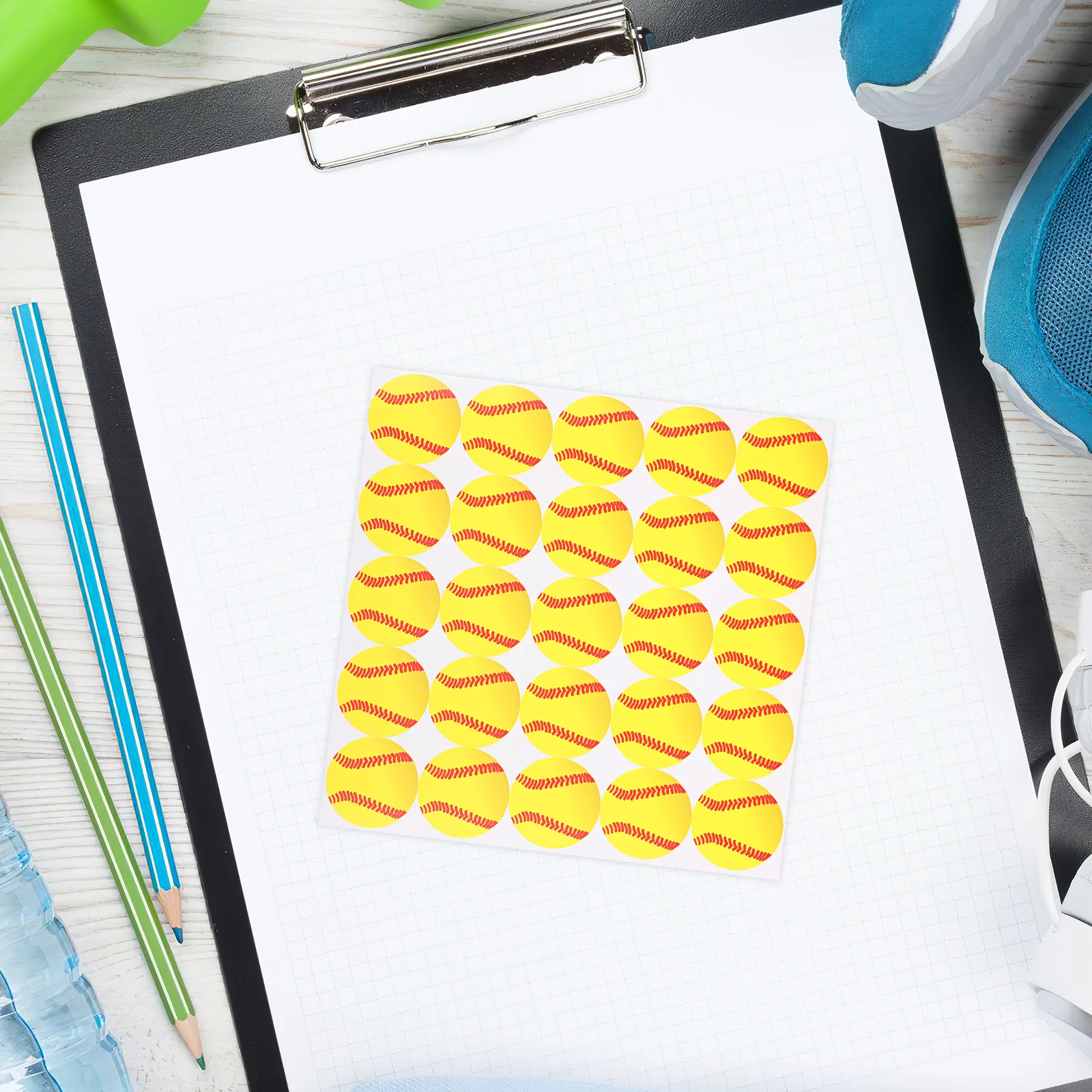 250 Pcs Baseball Sticker Stickers Removable Cartoon Yellow Copper Plate Adhesive
250 Pcs Baseball Sticker Stickers Removable Cartoon Yellow Copper Plate Adhesive