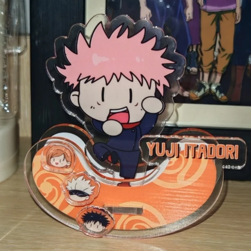 Anime Jujutsu Kaisen Itadori Yuji Fushiguro Megumi Satoru Gojo Kugisaki Nobara Cosplay Acrylic Spin Rotate Standing Sign Toys
Anime Jujutsu Kaisen Itadori Yuji Fushiguro Megumi Satoru Gojo Kugisaki Nobara Cosplay Acrylic Spin Rotate Standing Sign Toys