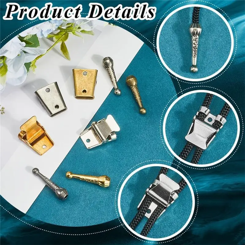 Набор сменных наконечников для галстуков-боло, комплект фурнитуры для галстуков-боло, аксессуары для изготовления галстуков-боло
Набор сменных наконечников для галстуков-боло, комплект фурнитуры для галстуков-боло, аксессуары для изготовления галстуков-боло