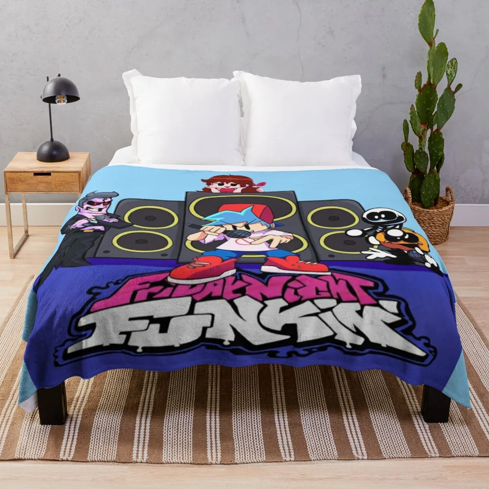 friday night funkin- music and videogame-Friday Night Funkin Birthday Throw Blanket
friday night funkin- music and videogame-Friday Night Funkin Birthday Throw Blanket