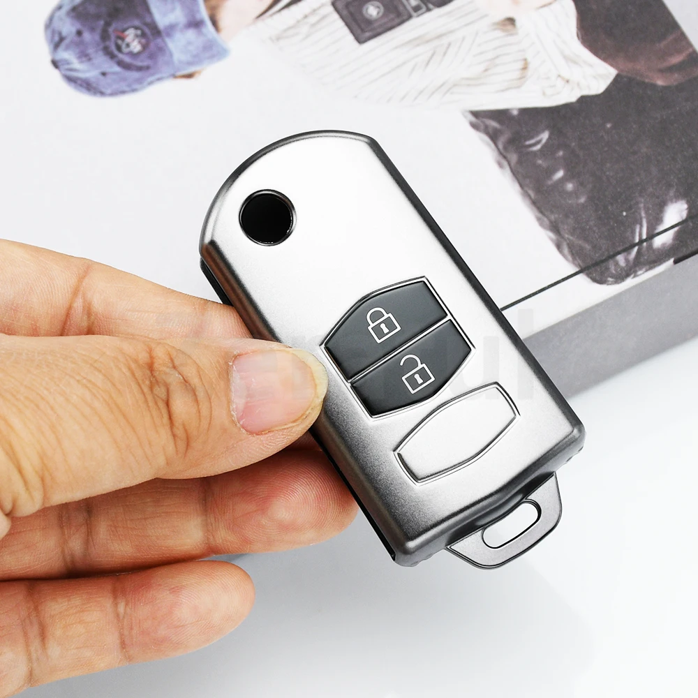 2/3 Button Remote TPU Auto Shell Fob Keychain For Mazda Demio CX9 RX8 MX5 MPV 2 3 5 6 M3 M5 M6 CX-5 CX7 Car Flip Key Case Cover
2/3 Button Remote TPU Auto Shell Fob Keychain For Mazda Demio CX9 RX8 MX5 MPV 2 3 5 6 M3 M5 M6 CX-5 CX7 Car Flip Key Case Cover
