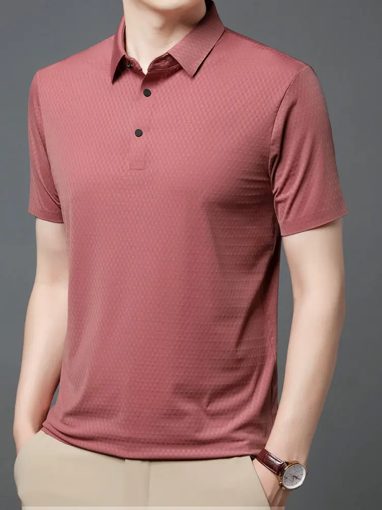 Blue Red Black Green Polo Shirts Men Summer Turn Down Collar Short Sleeve Tees Male Business Smart Casual Slim Fit Top 2022 New
Blue Red Black Green Polo Shirts Men Summer Turn Down Collar Short Sleeve Tees Male Business Smart Casual Slim Fit Top 2022 New