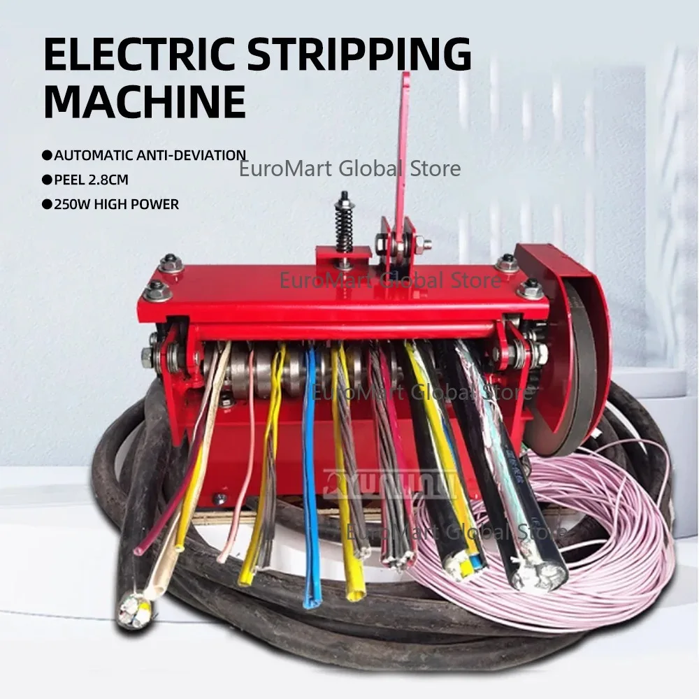 Fully Automatic Electric Wire Stripping Machine Copper Cable Stripping Machine Waste Wire Recycling Equipment