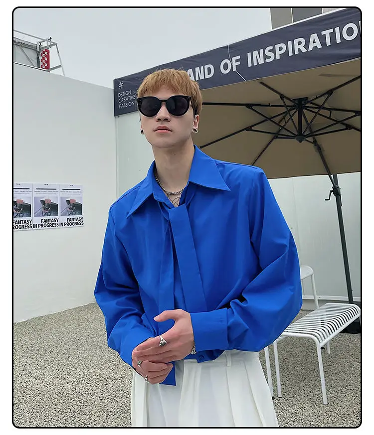 Long Sleeved Shirt Men's Korean Loose Small Fragrant Style Jacket Hong Kong Style Fashionable Shirt
Long Sleeved Shirt Men's Korean Loose Small Fragrant Style Jacket Hong Kong Style Fashionable Shirt