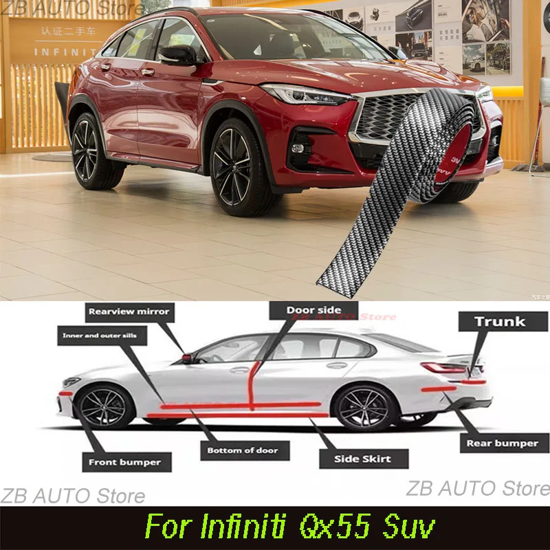 For Infiniti Qx55 Suv Strong adhesive bumper strip, front and rear lip side skirts, collision and scratch resistant, suitable
For Infiniti Qx55 Suv Strong adhesive bumper strip, front and rear lip side skirts, collision and scratch resistant, suitable