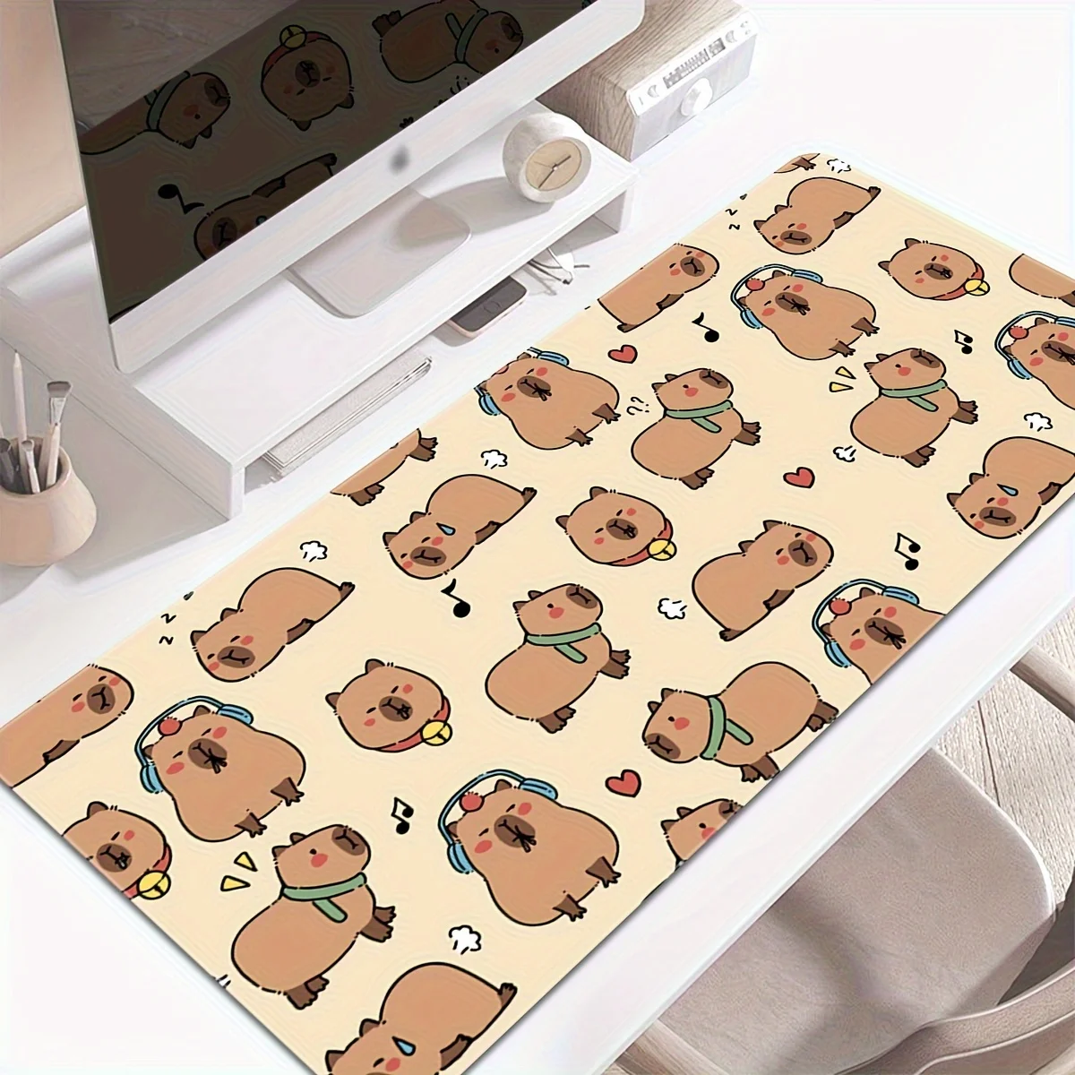 1pc cute cartoon mousepad large gaming PC accessory anti-slip rubber washable suitable for school office and home decoration 
1pc cute cartoon mousepad large gaming PC accessory anti-slip rubber washable suitable for school office and home decoration