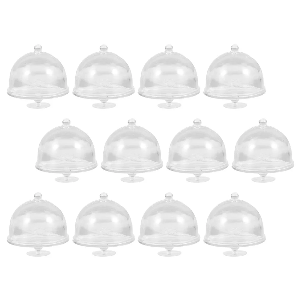 12 Pcs Simulation Mini Cake Holder Plate With Cover Pan House Stand Plastic Lid Dome
12 Pcs Simulation Mini Cake Holder Plate With Cover Pan House Stand Plastic Lid Dome