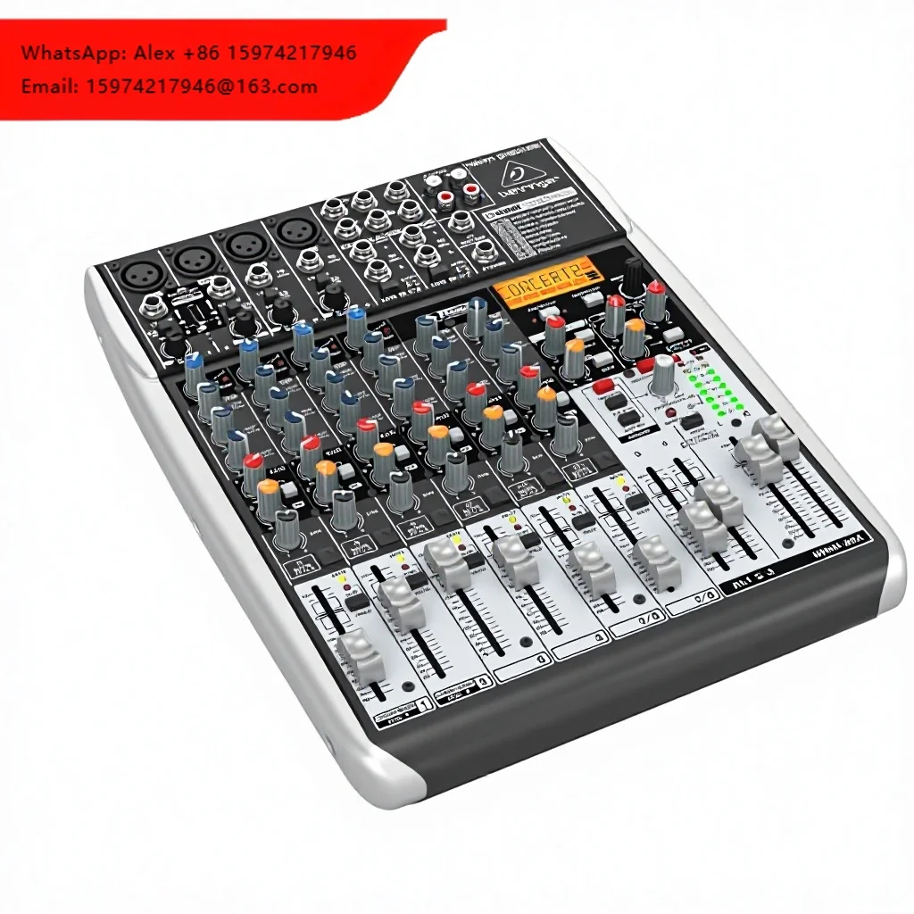 Behringer Xenyx QX1204USB Premium 12-Input 2/2-Bus Mixer Xenyx Mic Preamps KLARK TEKNIK Multi-FX Wireless Option 4 Pack Cable
Behringer Xenyx QX1204USB Premium 12-Input 2/2-Bus Mixer Xenyx Mic Preamps KLARK TEKNIK Multi-FX Wireless Option 4 Pack Cable