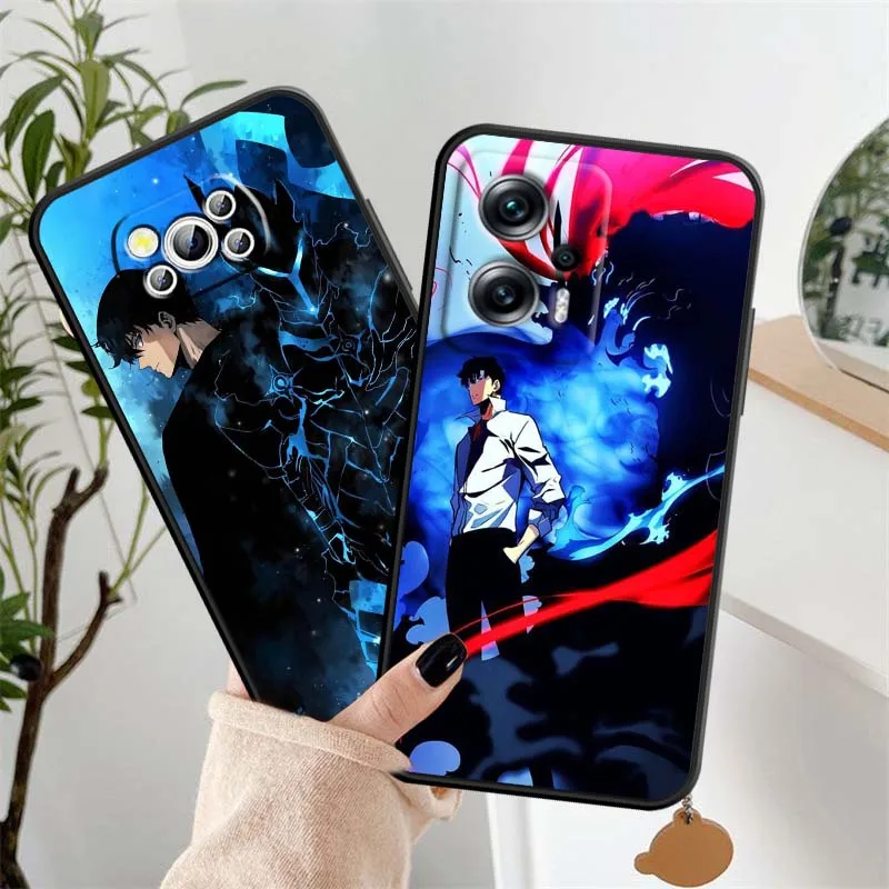Anime Solo Leveling Pattern For Xiaomi Mi Poco F3 F4 F5 F6 X3 X4 X5 X6 X7 M3 M4 M5s M5 M6 GT Pro 5G Black Cover
Anime Solo Leveling Pattern For Xiaomi Mi Poco F3 F4 F5 F6 X3 X4 X5 X6 X7 M3 M4 M5s M5 M6 GT Pro 5G Black Cover